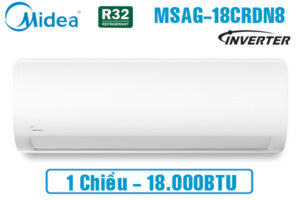 Điều hòa Midea inverter 1 chiều 18000BTU MSAGII-18CRDN8